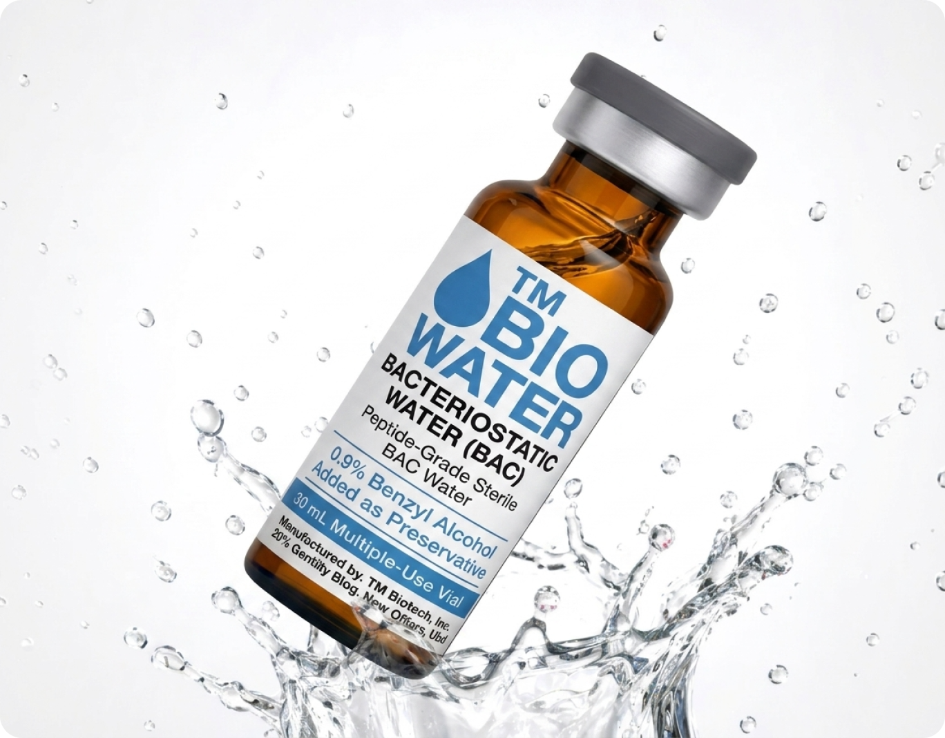 bac water peptide sciences Bacteriostatic Water for Peptides (30ml)